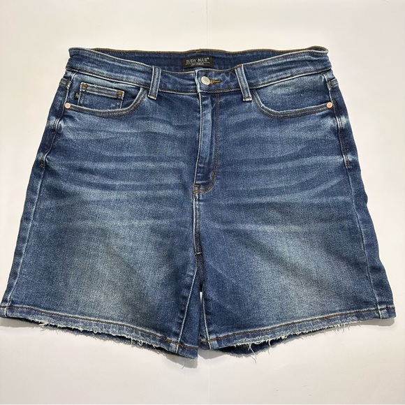 Judy Blue Pants - Judy Blue High Waist Mid Thigh Length Denim Shorts size XL